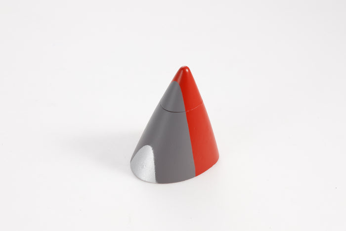 64mm Futura cowl in red, gray, and silver for RC model airplanes