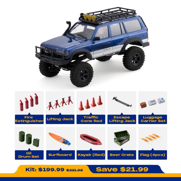 FMS 1:18 FCX18 LC80 Toyota Land Cruiser 80 V2 RTR